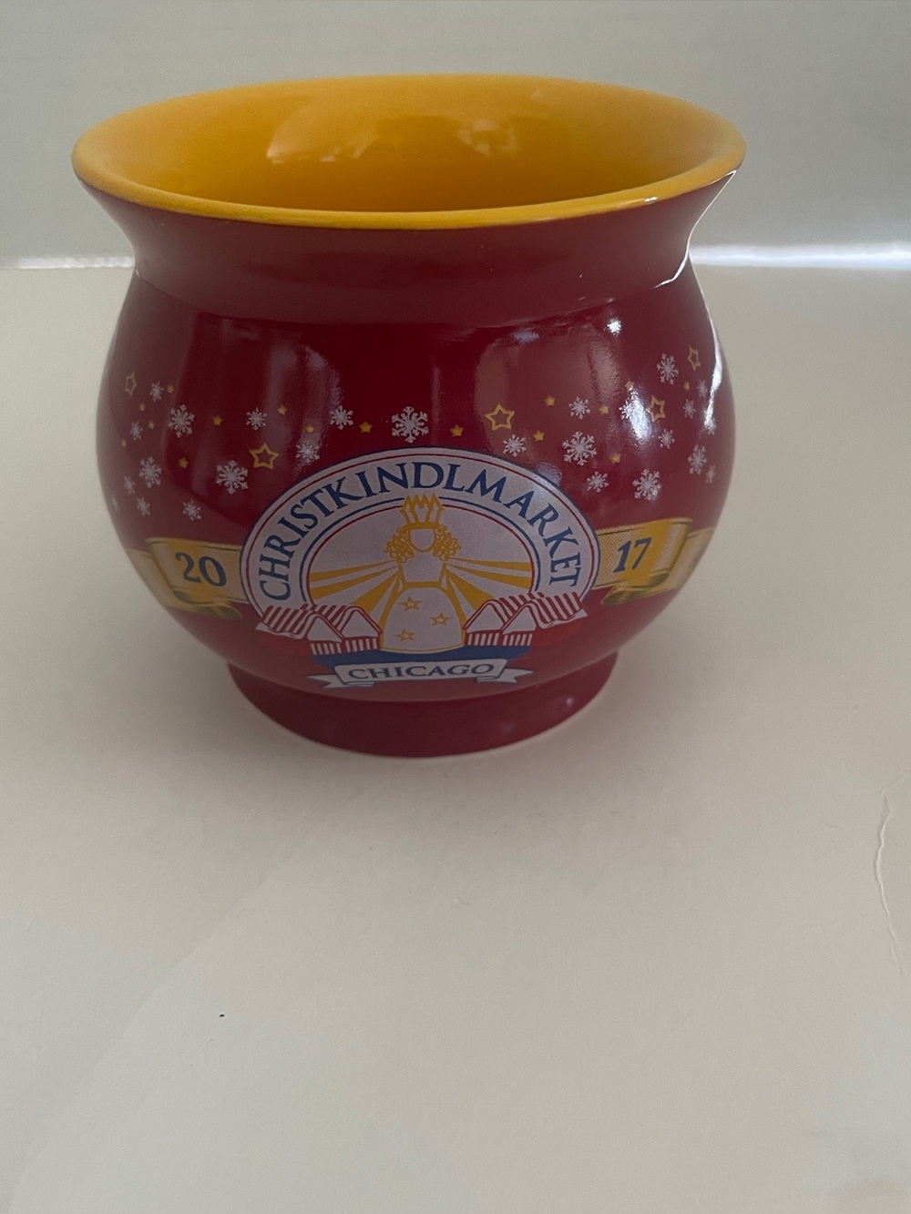 Christkindlmarket 🎄🎄Chicago, IL 2017 Red & Yellow Festive Mug
